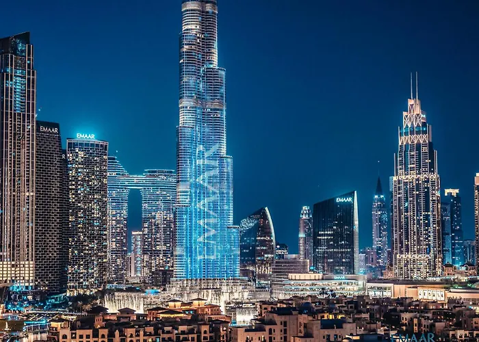 Elite Royal Apartment - Panoramic Full Burj Khalifa, Fountain & Skyline View - Baron